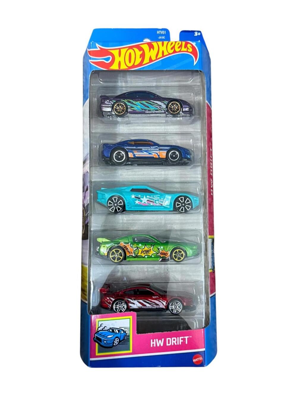 2025 Hot Wheels 5-pack Toy Cars HW Drift
